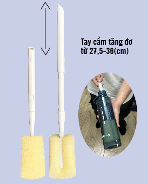 Cây Cọ Rửa Ly Bình Đầu Bọt Biển