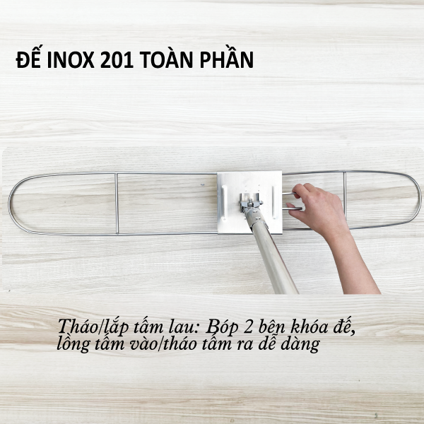 Cây Công Nghiệp Inox San Hô 100cm - Cán Thẳng