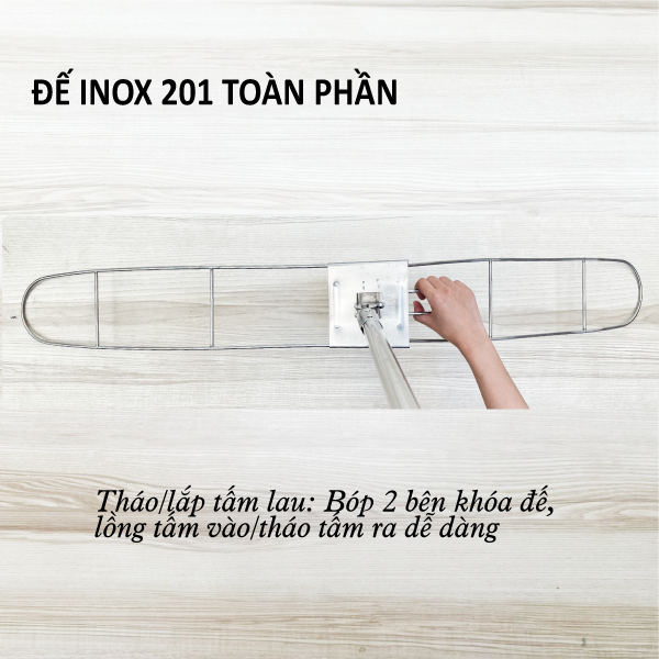 Cây Công Nghiệp Inox San Hô 120cm - Cán Thẳng