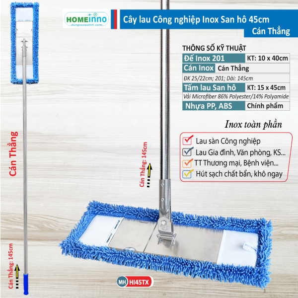 Cây CN Inox San Hô 45cm - Cán Thẳng