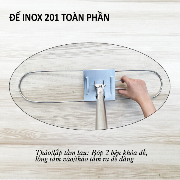 Cây Công Nghiệp Inox San Hô 50cm - Cán Tăng Đơ
