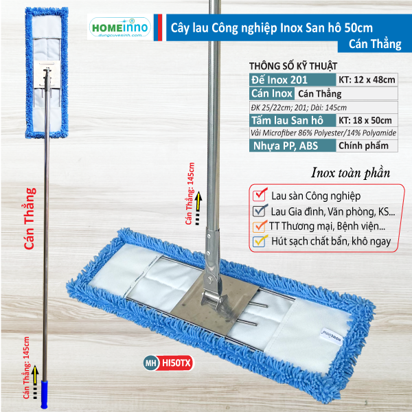 Cây CN Inox San Hô 50cm - Cán Thẳng