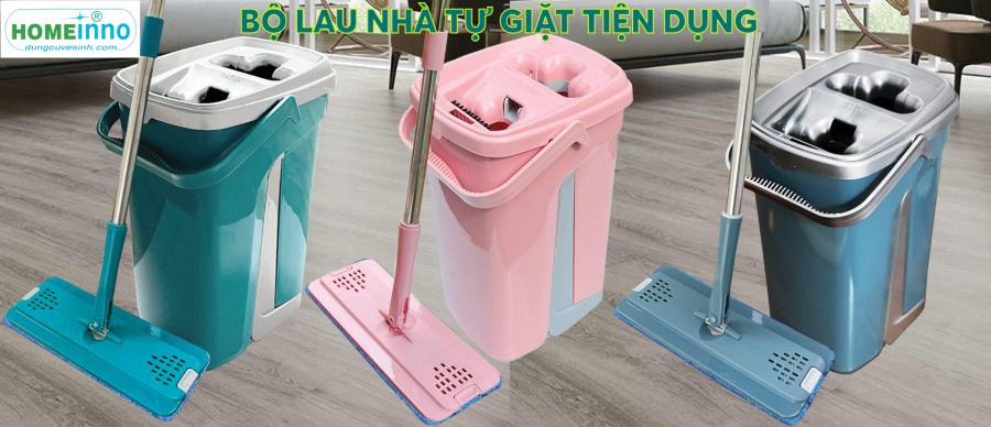 Cây rời thay thế bộ lau nhà tự giặt Homeinno