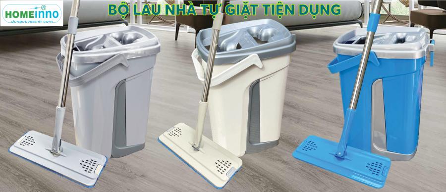 Cây rời thay thế bộ lau nhà tự giặt Homeinno