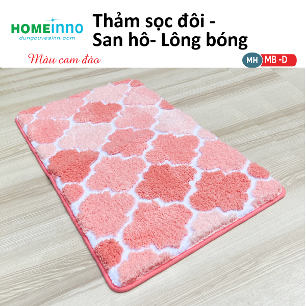 Thảm Đèn Lồng - Mặt bông chuyển màu Ombre