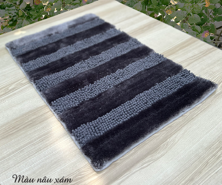 Thảm Sọc Đôi San Hô - Lông Bóng