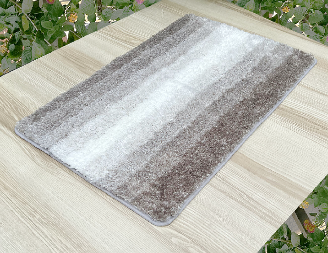 Thảm Sọc Lông Bóng Tuyết - Balayage