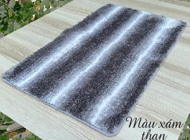 Thảm Sọc Vằn Lông Bóng - Balayage