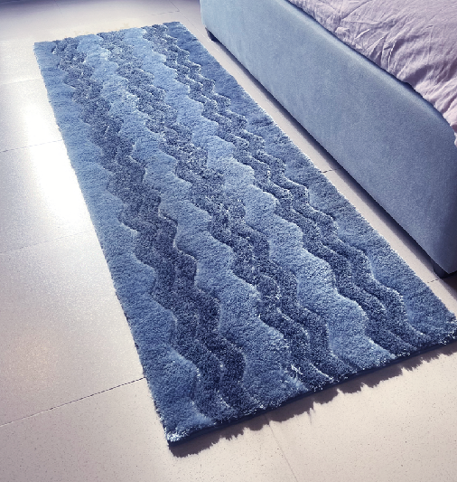 Thảm Sóng Biển Lông Bóng - Ombre