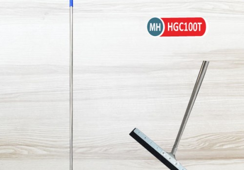 Cây Gạt Nước Sàn 100cm - Dầu Kẹp Thép Lưỡi Cao Su