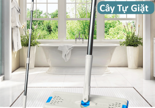 Cây Rời Thay Thế Bộ Lau Nhà Tự Giặt Homeinno