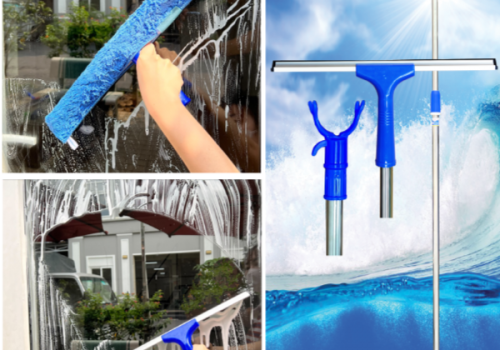 35cm - Bộ cây lau và gạt nước kiếng 35cm