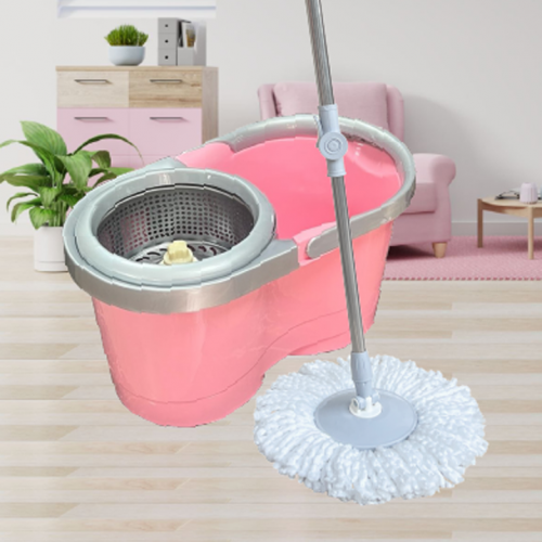 Bộ Thùng Lau Nhà 360° Homeinno Loại Tròn Màu Xanh Biển