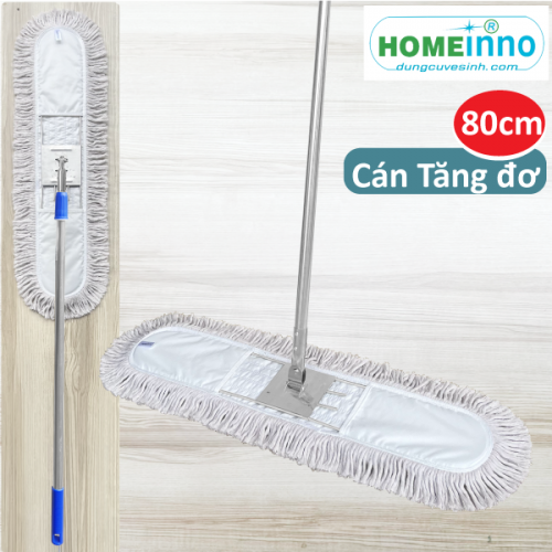 Cây Lau Bụi Cotton Inox 80cm - Cán Tăng Đơ